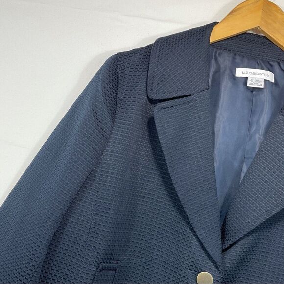 Liz Claiborne Blur Button Up Blazer Jacket - Picture 5 of 14